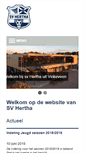 Mobile Screenshot of hertha.nl